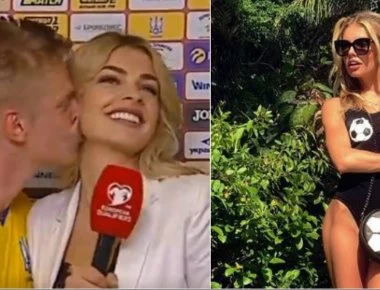 Η «καυτή» ρεπόρτερ που έκανε παίκτη να τη φιλήσει στον «αέρα» (βίντεο)